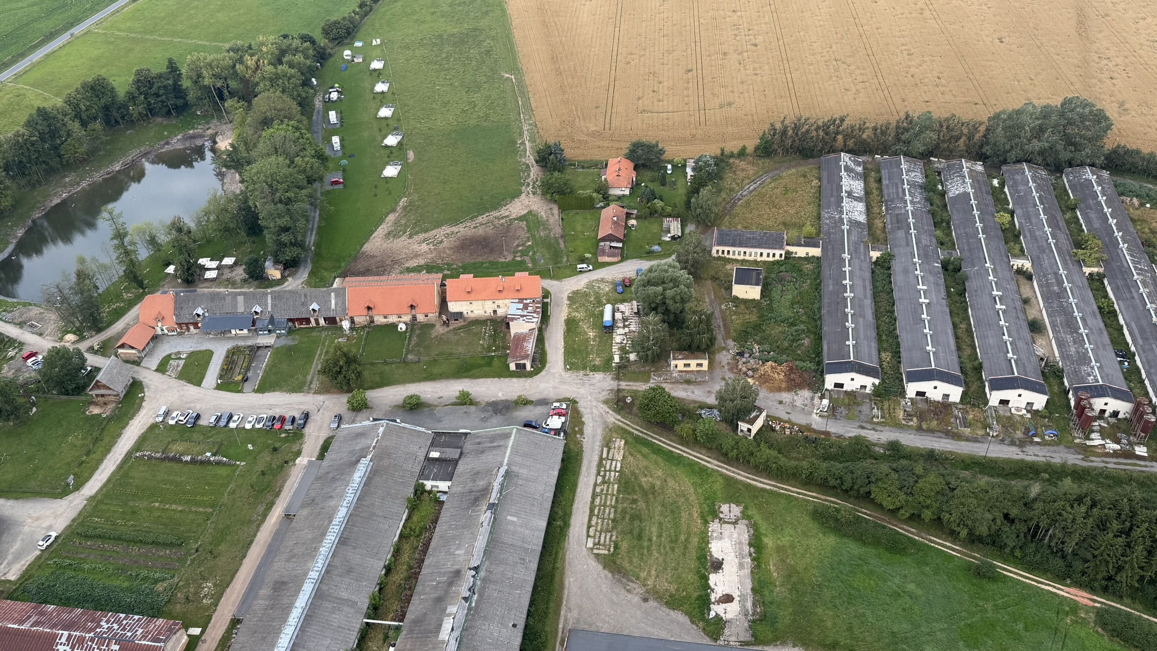lety více balonů Farma Bláto – středočeský kraj