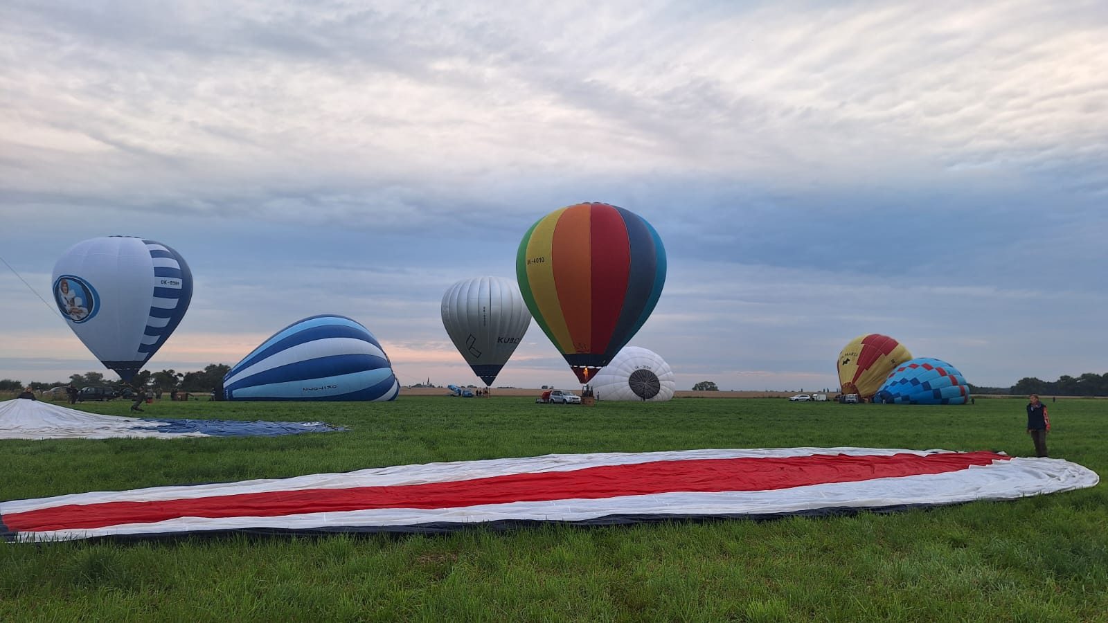 lety balonem Farma Bláto – výhled na krajinu