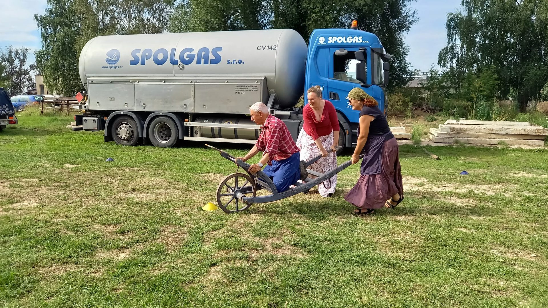 lety balonem Farma Bláto – pohled na středočeský kraj