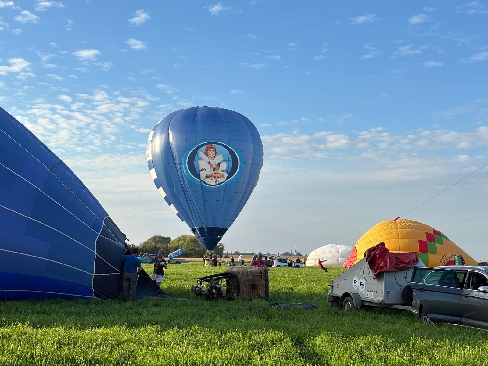 horkovzdušné balony nad středočeskou krajinou, Sázava